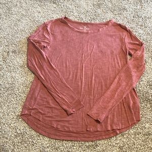 American Eagle soft and sexy pink long sleeve Tshirt, size x small
